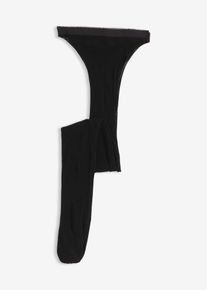 Strapsstr&uuml;mpfe mit G&uuml;rtel 30 DEN in schwarz, Gr&ouml;sse 3 (M), bonprix