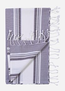 Serviette de hammam en coton en gris100x180 cm, 100% coton, bonprix
