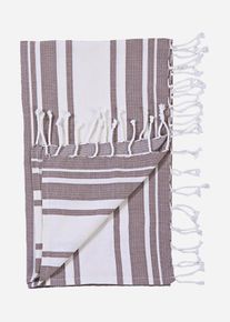 Serviette de hammam en coton en marron100x180 cm, 100% coton, bonprix