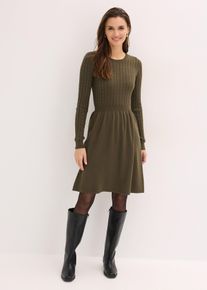 Strickkleid aus Viskose-Mix in braun, Gr&ouml;sse 44/46 (L), bonprix