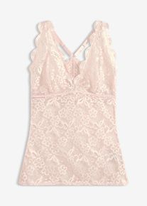 Top &agrave; dentelle en rose, Taille 44, Couleur/Motif: rose clair, bonprix