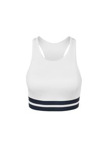 Tchibo - Bustier de sport &laquo; Crop Top &raquo; - taille: S - bleu/blanc