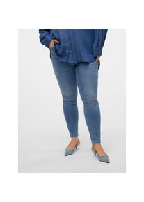 Vero Moda Curve, Unisex, Skinny-fit-Jeans &raquo;VMCFLASH MR SKINNY JEANS LI347 GA CUR&laquo;, medium blau denim, 52, L&auml;nge 32, Jeans von Vero Moda Curve