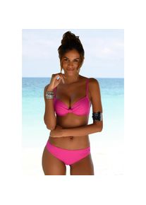 s.Oliver, Unisex, s.Oliver B&uuml;gel-Bikini-Top &raquo;Spain&laquo; mit geraffter Mitte, pink, 42, Cup D, Mix-Kini nach Lust und Laune mixen