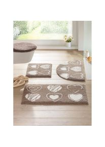 Grund, Badematte, taupe, ecru, 1 Stk.