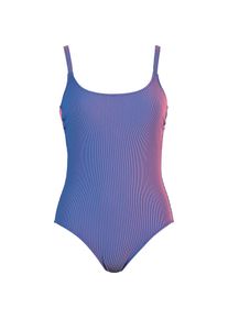 Naturana, Unisex, Badeanzug &raquo;City Vibes&laquo; 1 Stk. mit feinem Streifendesign, elastisch, bequem, d&uuml;nne Tr&auml;ger, blau pink, 40, N-Gr, Badeanzug von 