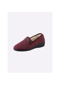 CLASSIC, Unisex, Hausschuh, bordeaux, 42, Weite G