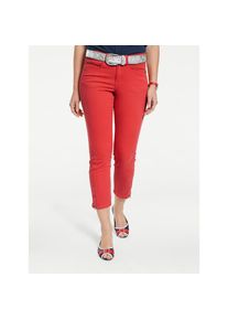 Heine, Unisex, Heine 3/4-Hose, hibiskus, 42, Normalgr&ouml;ssen, Figurbetonte R&ouml;hre