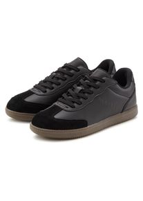 ELBSAND, Unisex, Sneaker &raquo;Freizeitschuh&laquo; Retro Sneaker, Halbschuh, Schn&uuml;rschuh mit Lederanteil Unisex, schwarz, 44, Hochwertiger Sneaker mit 