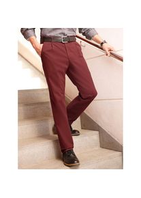 Jelmoli Herren, Bundfaltenhose, rotbraun, 50, Normalgr&ouml;ssen, hochwertige Stretch-Qualit&auml;t