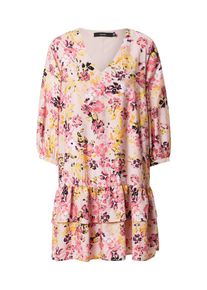 V&eacute;ro Moda VERO MODA, Femmes Robe 'GIGI', jaune / rose / ros&eacute; / noir
