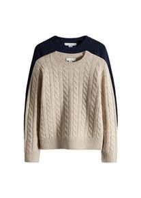 The Set, Gar&ccedil;ons Pull-over, beige / bleu marine