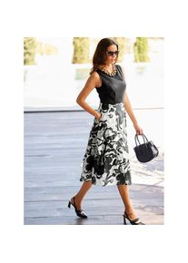 Heine, Unisex, Heine Petticoat-Kleid &raquo;Kleid&laquo;, schwarz, champagner, bedruckt, 42, Normalgr&ouml;ssen, gewebte Qualit&auml;t