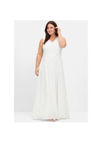 sheego, Unisex, Abendkleid &raquo;Abendkleid&laquo;, sanftes wei&szlig;, 56, Normalgr&ouml;ssen
