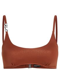 K by KARL LAGERFELD Karl Lagerfeld, Femmes Hauts de bikini, rouge rouille