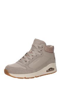 Skechers, Femmes Baskets hautes 'UNO', nude / taupe