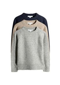 The Set, Gar&ccedil;ons Pull-over, beige / bleu nuit / gris