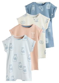 next, Gar&ccedil;ons Barboteuse / body, bleu pastel / bleu fonc&eacute; / jaune pastel / orange clair / blanc