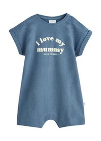 next, Gar&ccedil;ons Barboteuse / body, bleu-gris / blanc