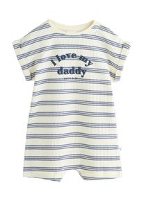 next, Gar&ccedil;ons Barboteuse / body, bleu-gris / bleu fonc&eacute; / blanc naturel