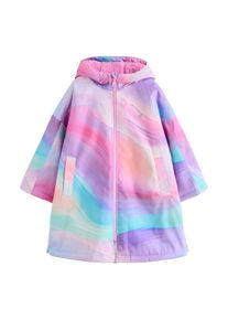 next Bademantel M&auml;dchen Gr&ouml;&szlig;e 116 aqua / lila / pink