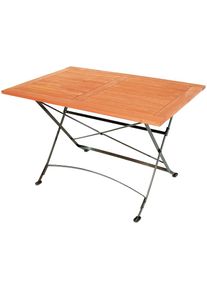 Merxx, Merxx Gartentisch &raquo;Schlossgarten&laquo; 80x120 cm, beige, schwarz, B/H/T: 80 cm x 74 cm x 120 cm