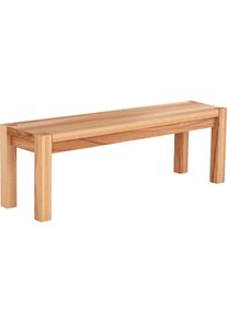 Livetastic Sitzbank , Buchefarben , Holz , Kernbuche , massiv , 125x42x35 cm , Esszimmer, B&auml;nke, Sitzb&auml;nke