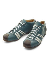 Zeha Ledersportschuh Graublau 41