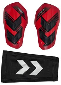 Hummel Schienbeinschoner Herren Gr&ouml;&szlig;e S rot / schwarz / wei&szlig;