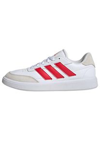 adidas Sportswear, Hommes Baskets basses 'Courtblock', beige / rouge / blanc