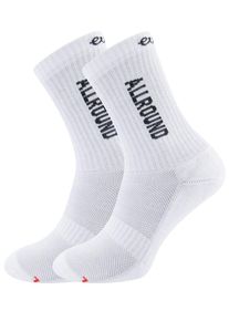 Ewers, Femmes Chaussettes de sport, noir / blanc