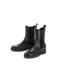 Tchibo - Lederboots - Damen - Gr. 37 - schwarz