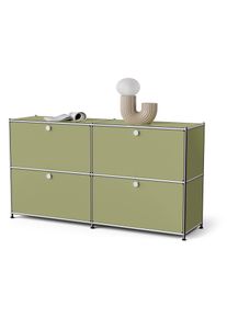 Tchibo - Metall-Sideboard &raquo;Cn3&laquo; mit 4 Klappenf&auml;chern - 152x40x82,5cm - chrom - Stahl / Aluminium / Kunststoff