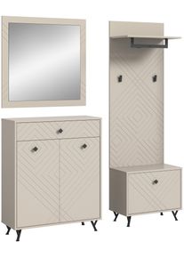 Vestiaire combin&eacute; 4 &eacute;l&eacute;ments TAPI