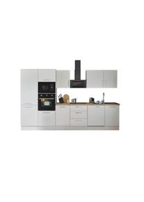 K&uuml;chenblock mit E-Ger&auml;ten CORNWALL (Zeile-Backofen-Geschirrsp&uuml;ler-K&uuml;hlschrank-Mikrowelle) II