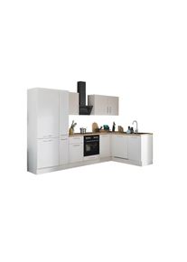 K&uuml;chenblock mit E-Ger&auml;ten CORNWALL (Ecke-Geschirrsp&uuml;ler-K&uuml;hlschrank-Apotheker) II