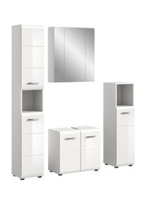 Salle de bains combin&eacute;e 4 &eacute;l&eacute;ments BONGA