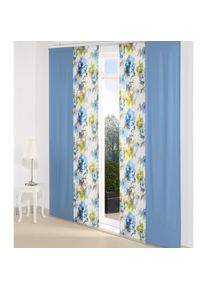 WIRTH, Schiebegardine &raquo;MOLINELLA&laquo; Paneelwagen 1 Stk. tlg., blau, Polyester