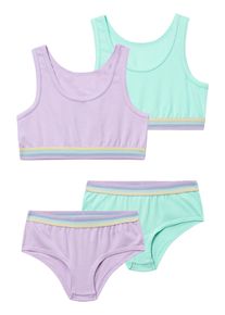 Buffalo W&auml;sche-Set M&auml;dchen Gr&ouml;&szlig;e 134/140 blau / lila