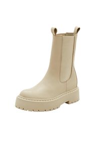 EDITED Stiefeletten 'Gudrun' Damen Gr&ouml;&szlig;e 41 beige Winterschuhe