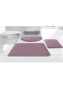 my home, my home Badematte &raquo;Valeria, Kaninchenfell-Haptik&laquo; H&ouml;he 20 mm rutschhemmend beschichtet fussbodenheizungsgeeignet strapazierf&auml;hig Kunstfell, 