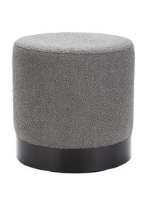 Xora Hocker , Grau , Metall, Textil, Holzwerkstoff , rund , 40x40x40 cm , Stoffauswahl, erweiterbar (Typenauswahl) , Wohnzimmer, Sessel, Hocker, Sitzhocker