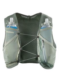 Salomon - Active Skin 4 Set - Laufgilet Gr XS oliv