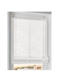 HEINE HOME, HEINE HOME Raffrollo mit &Ouml;sen, wei&szlig;