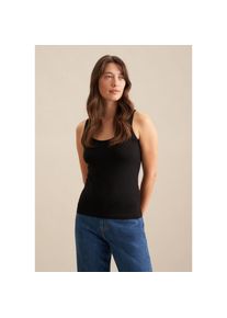 Seidensticker, Unisex, Seidensticker Tr&auml;gertop &raquo;Schwarze Rose&laquo; Ohne Arm Rundhals Uni, schwarz, L, Passform: Regular