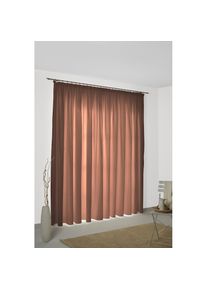 WIRTH, Vorhang &raquo;SUNBONE&laquo; Kr&auml;uselband 1 Stk. tlg., braun, Polyester