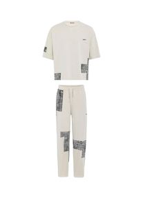 Dandalo Trainingsanzug Herren, hellgrau, Gr&ouml;&szlig;e M