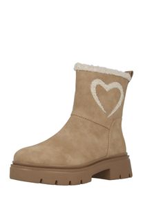 Marco Tozzi Stiefelette Damen Gr&ouml;&szlig;e 41 camel / wollwei&szlig; Winterschuhe