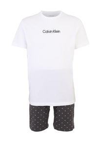 Calvin Klein Underwear Pyjama Herren Gr&ouml;&szlig;e XL dunkelgrau / wei&szlig;