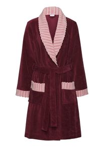 Vivance, Femmes Peignoir long 'Dreams', baie / rouge clair / blanc